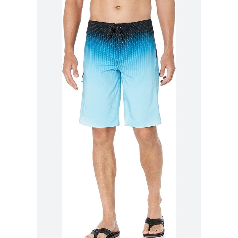 Billabong Men's Fluid Pro Board Shorts Regular Length Blue Size 33